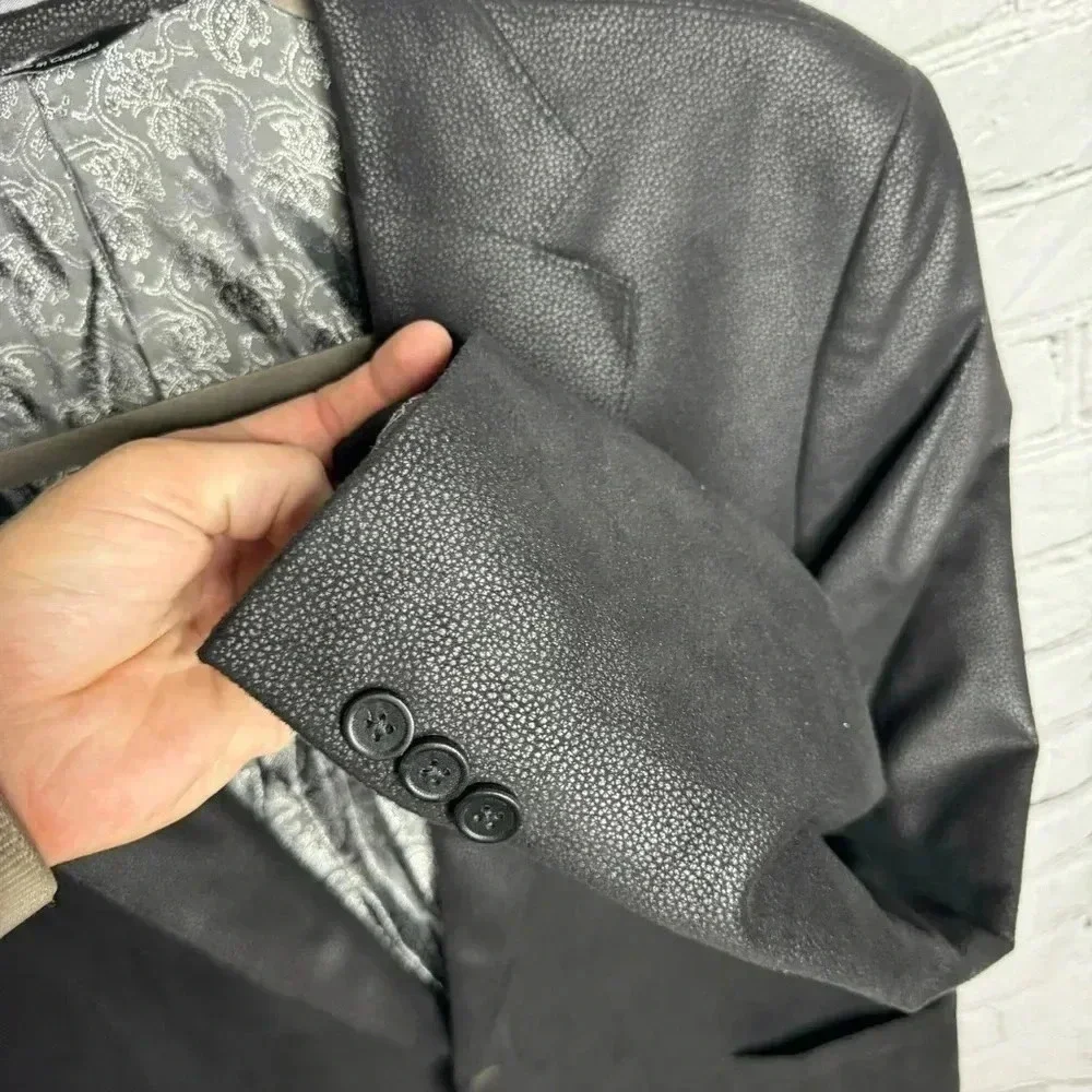 Coppley Men’s Black Sports Coat Blazer size 42T